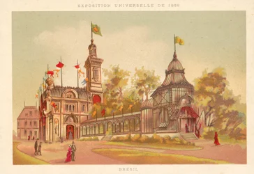 Pavillon von Brasilien, Weltausstellung 1889, Paris